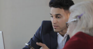 Yinon Filler with a client