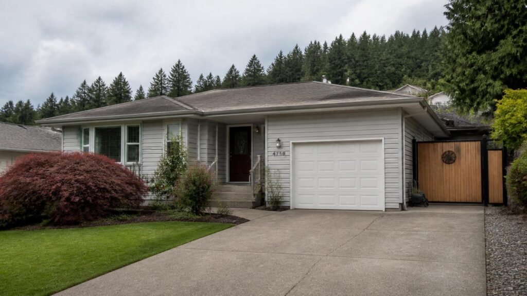 Single family home with driveway