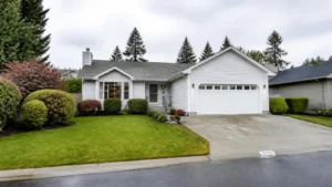 Single-story home with green lawn