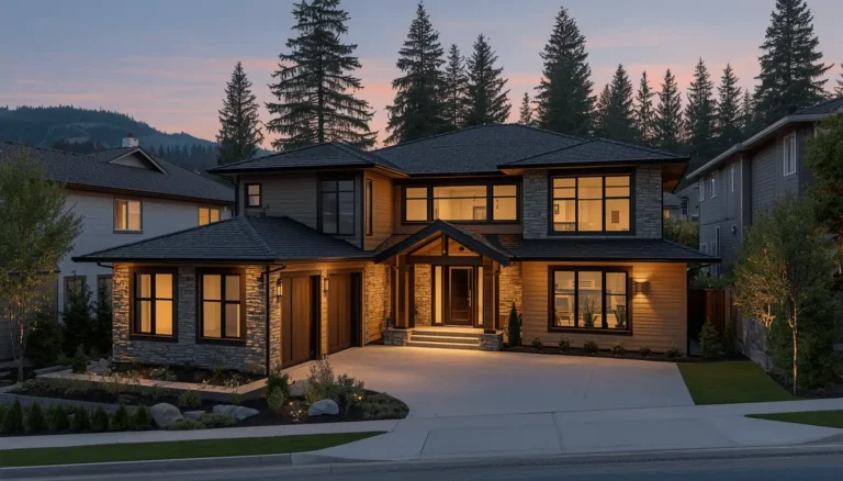 Modern Parkcrest luxury home exterior