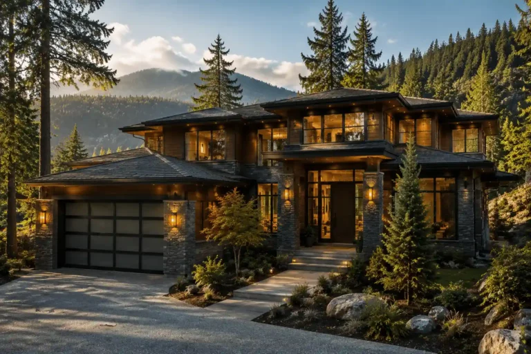Simon Fraser Hills luxury forest home