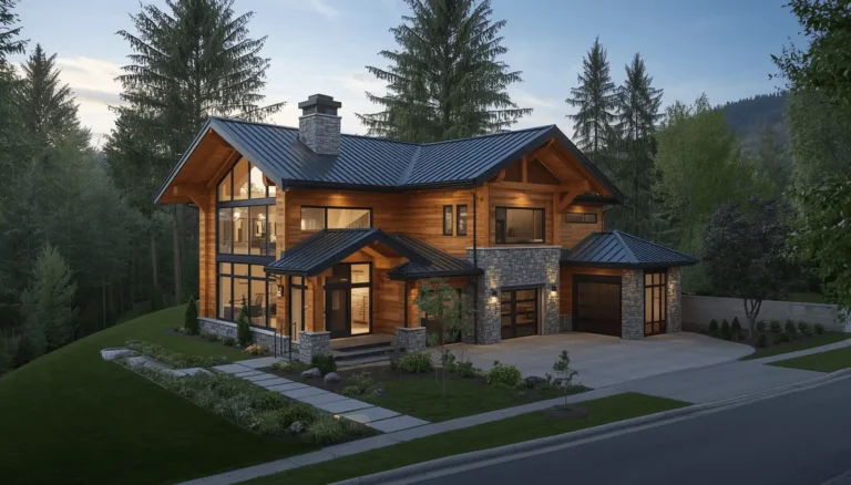 Contemporary Westridge forest residence design