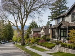 Single-family detached home in a Burnaby neighborhood